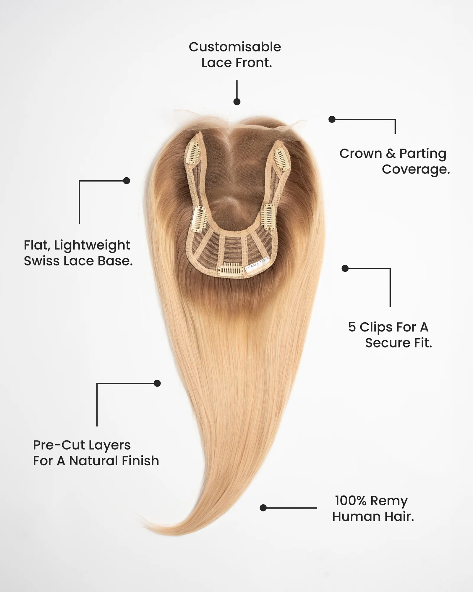 Hair Topper Signature Base 4B/10N/6N/8N-B - Image 3